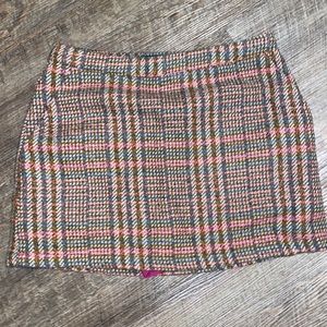 Plaid Mini Skirt